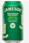 Jameson Dry & Lime 6.3% - 375ml Can Carton