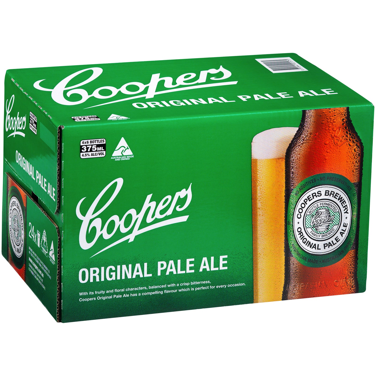 Coopers Pale Ale Carton - 375 mL Bottles