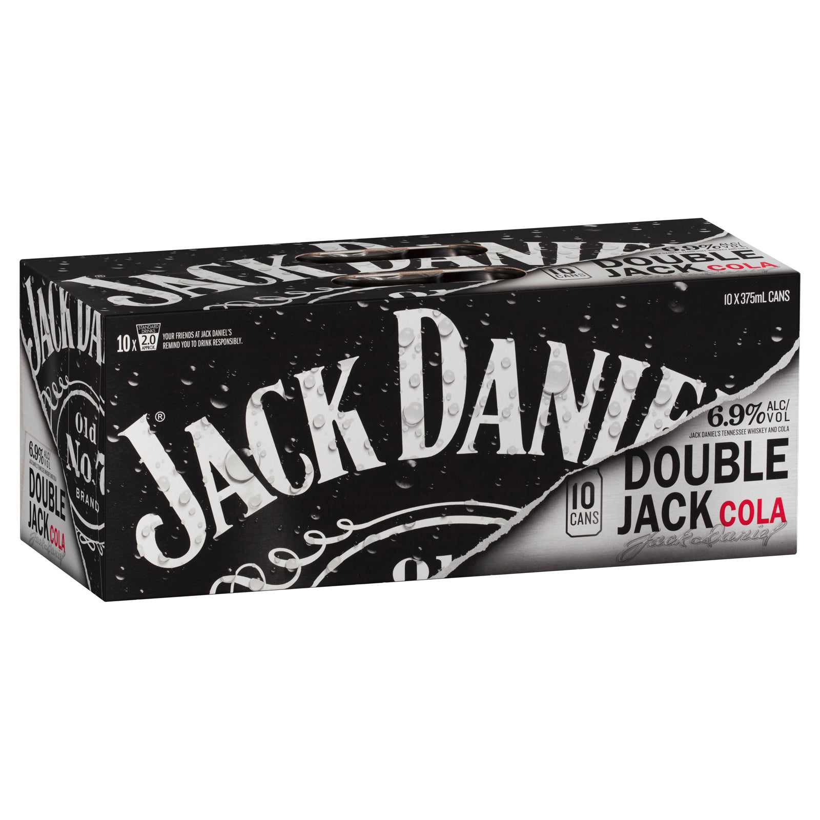 Jack Daniels Double Jack 10pk - 375 mL Cans