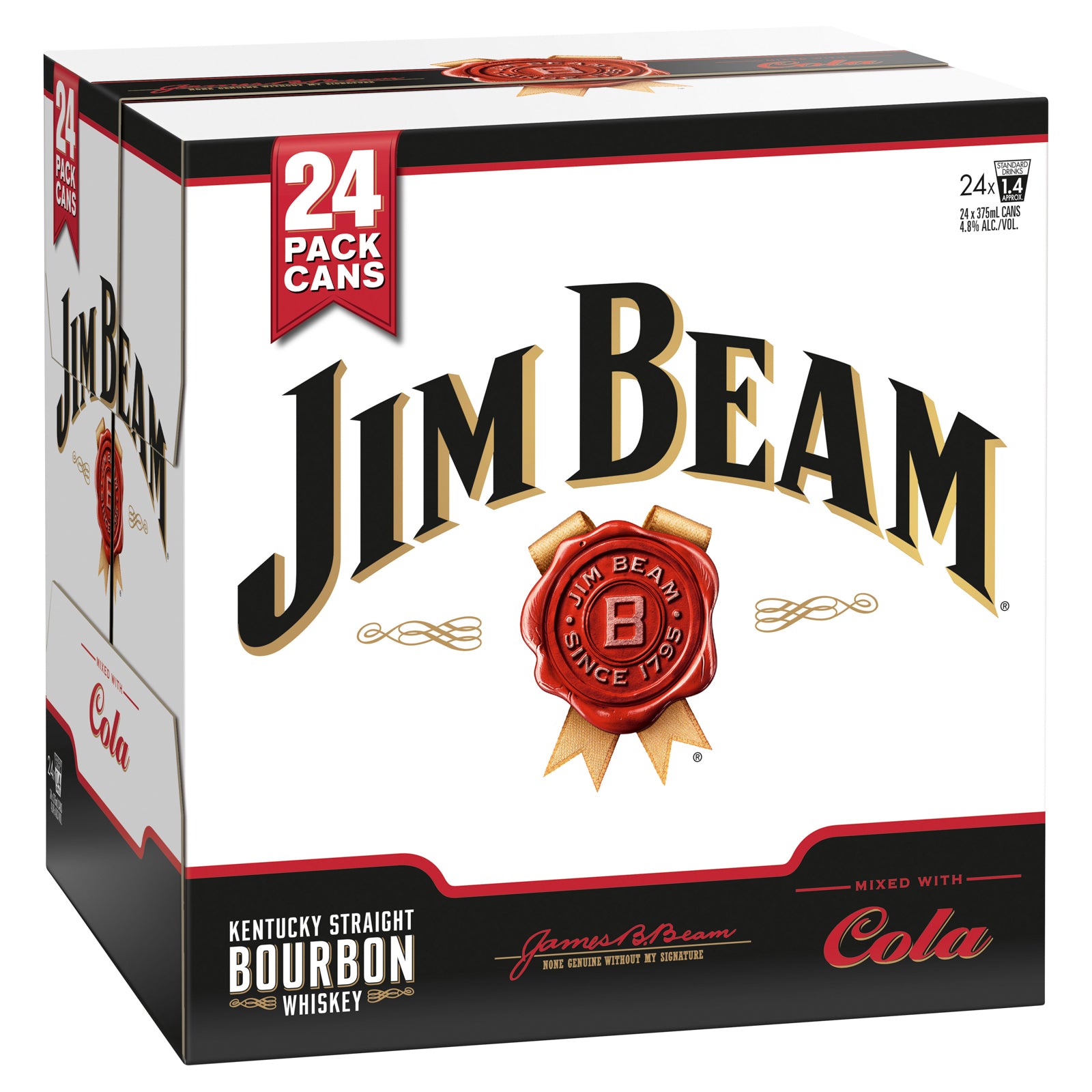 Jim Beam Cube - 375 mL Cans