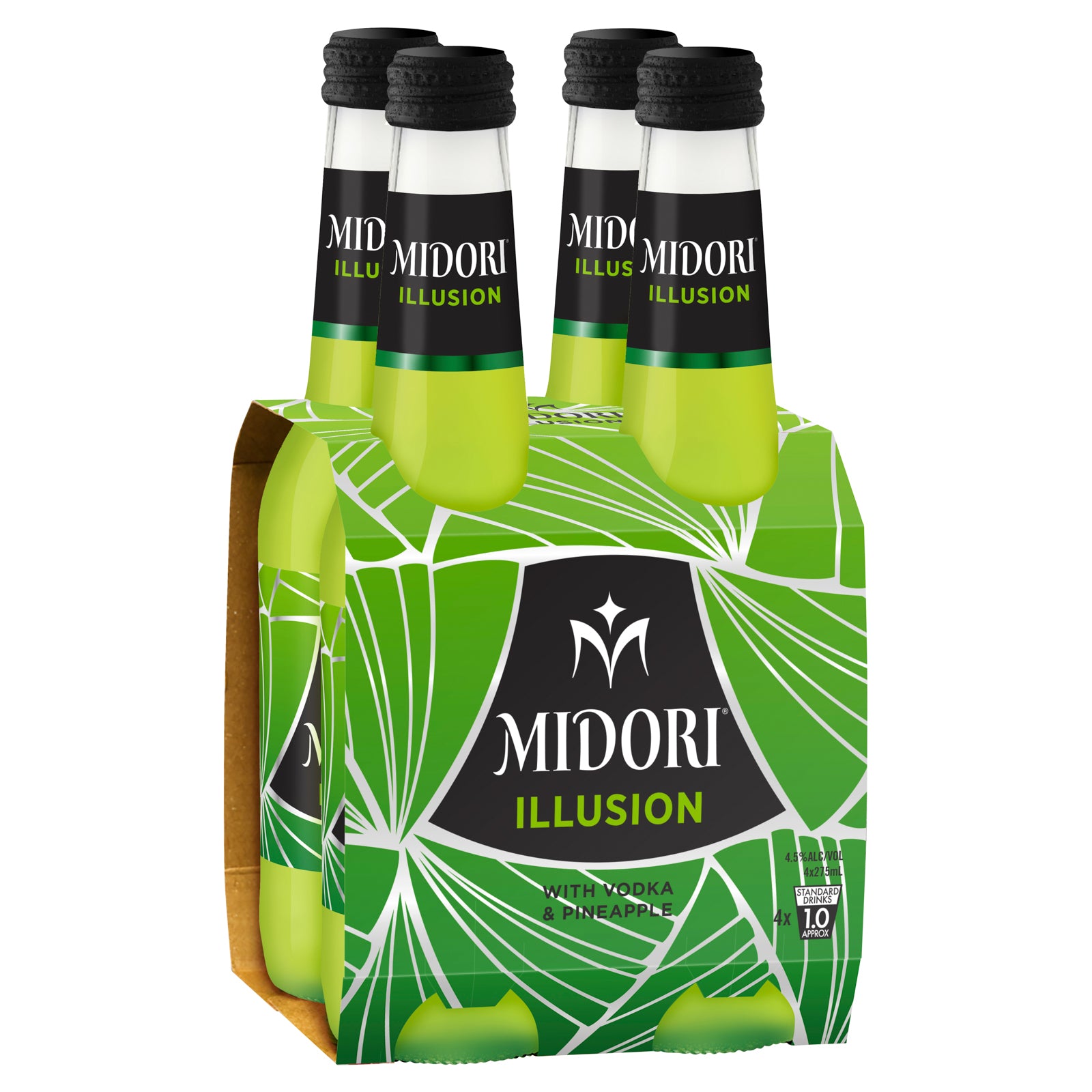 Midori Illusion 4 Pack - 275 mL Bottles