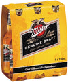 Miller Genuine Draft 6 Pack  - 330 mL Bottles